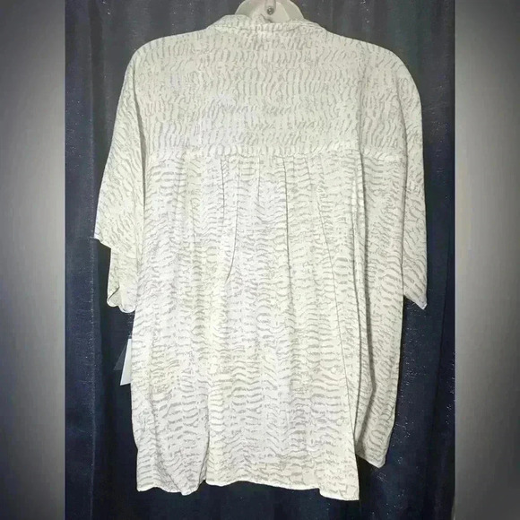 Nine West Tie Front Dolman Womens Top - Picture 2 of 13